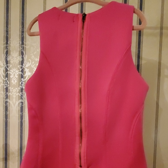 Max & Riley Girls Hot Pink Scuba Dress - Picture 5 of 7